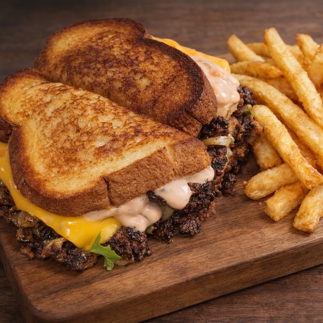 House Smash with Fries.